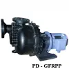 Máy bơm hoá chất tự mồi Maro PD40012-GFRPP 0.75Kw 380V